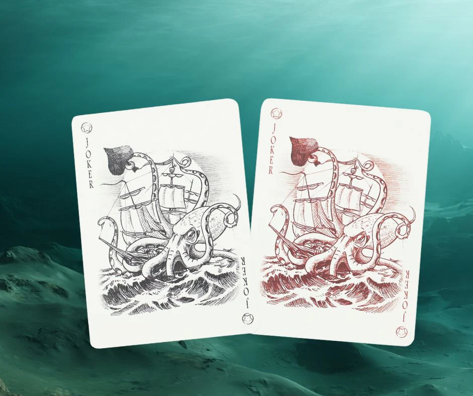 Bicycle Neptune’s Graveyard v2 Spectral Edition Ships & Sirens Playing Cards - Image 3