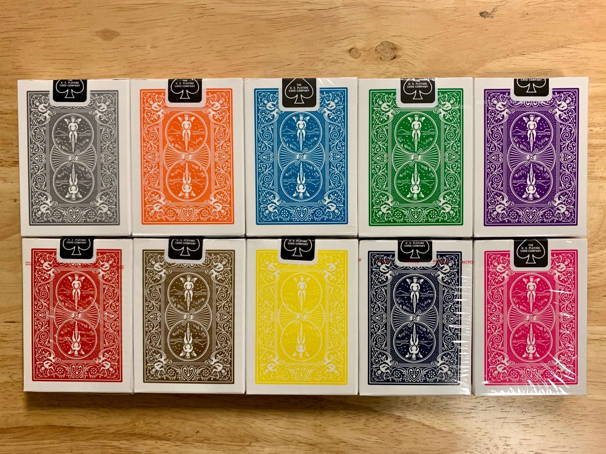 Bicycle Rider Back Playing Cards 10 Deck Set - Image 3