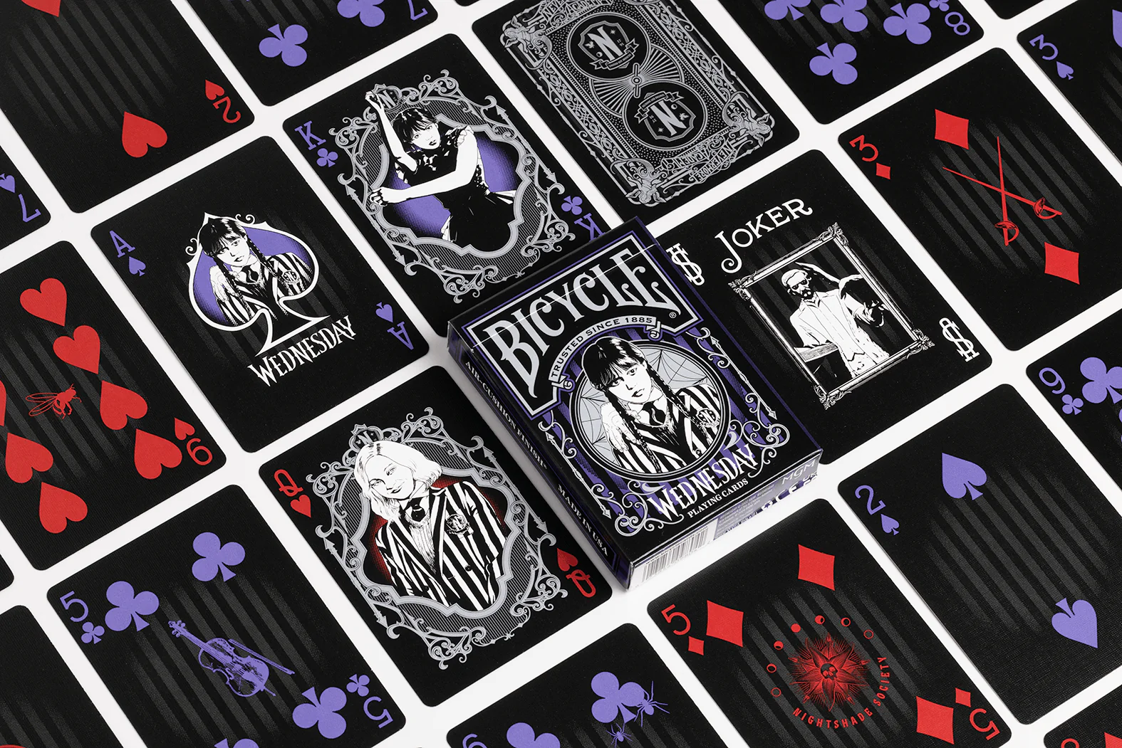 Bicycle Wednesday Playing Cards - Macabre Meets Cardistry - Image 3