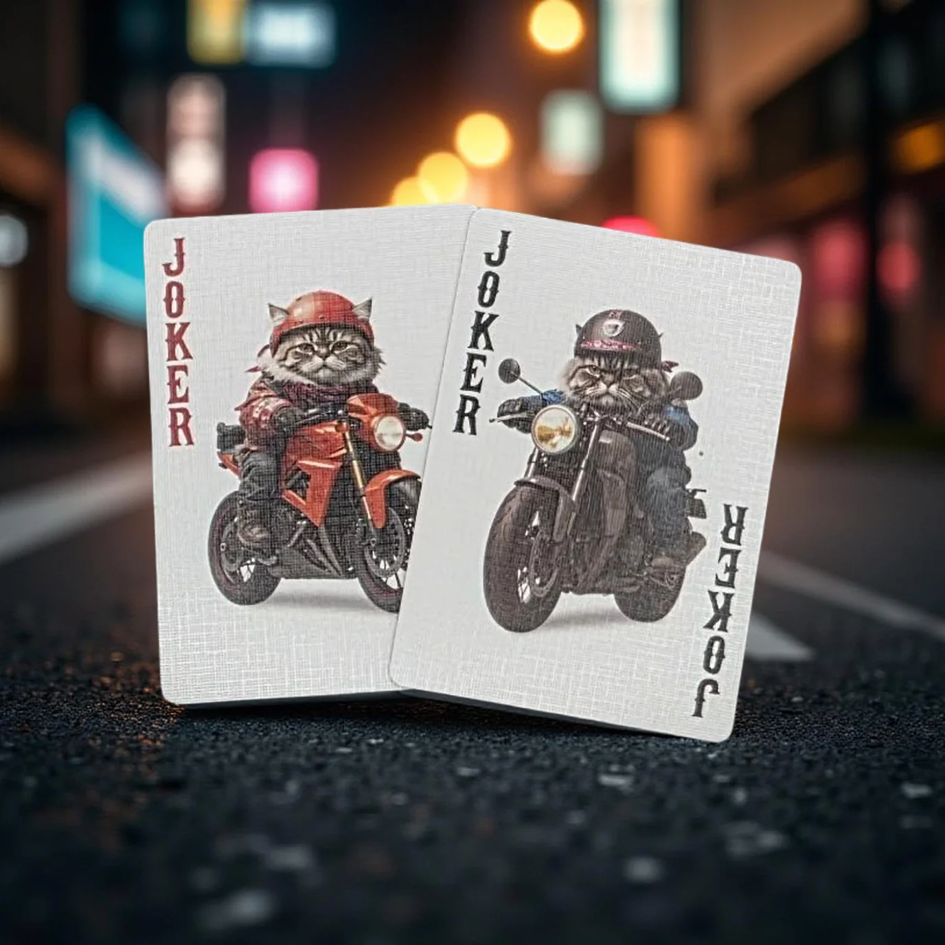 Biker Cats Playing Cards - Image 6