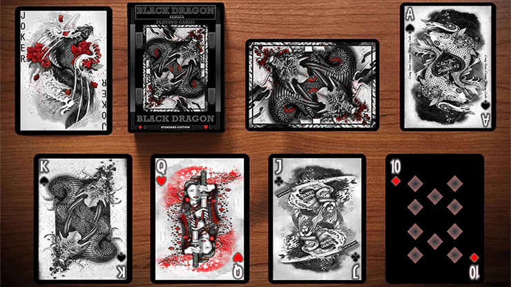 Black Dragon Series Standard Playing Cards MPC - Image 6