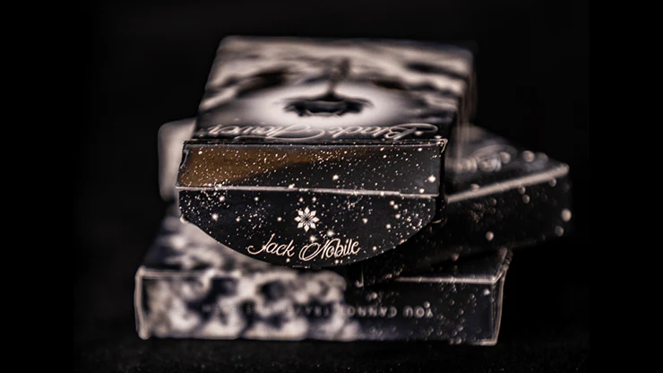 Black Flower Playing Cards USPCC - Image 3
