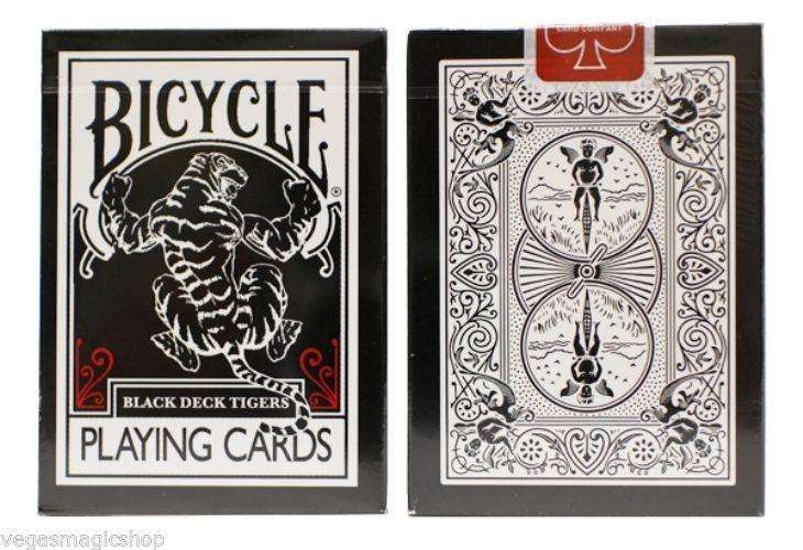 Black Tiger Bicycle Playing Cards - Image 3