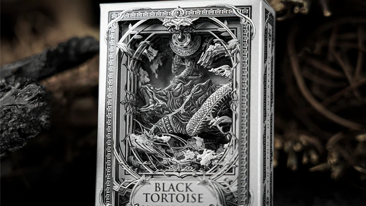 Black Tortoise Black Gold Box Set by Ark Playing Cards with Unique Serial Number - Image 5