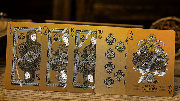 Black Tortoise Luxury Frame by Ark Playing Cards with Unique Serial Number - Image 6