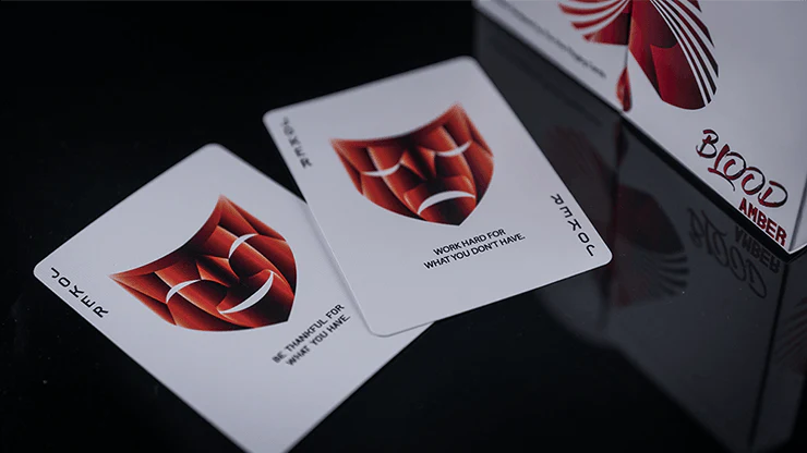 Blood Amber Playing Cards USPCC - Image 3