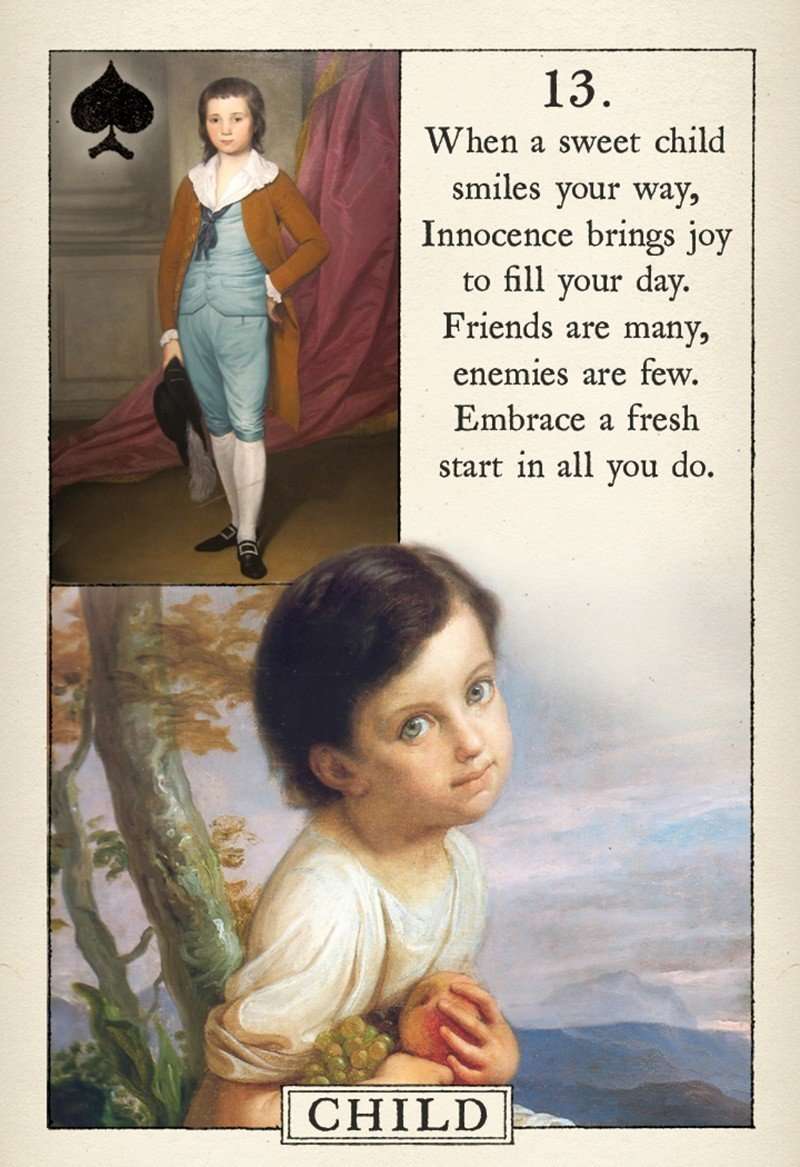 Blue Bird Lenormand Fortune Telling Cards USGS - Image 4
