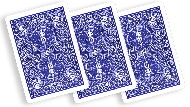 Blue One-Way Forcing Deck - 10 of Hearts - Image 2