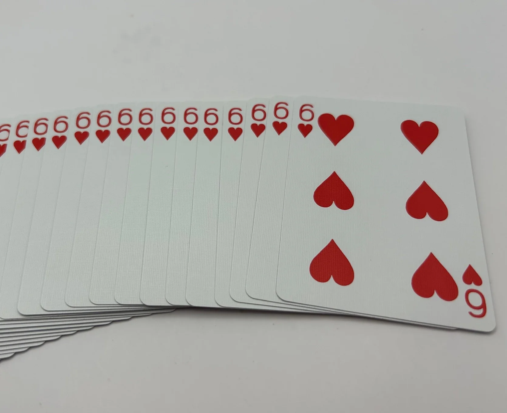 Blue One-Way Forcing Deck - 6 of Hearts - Image 2