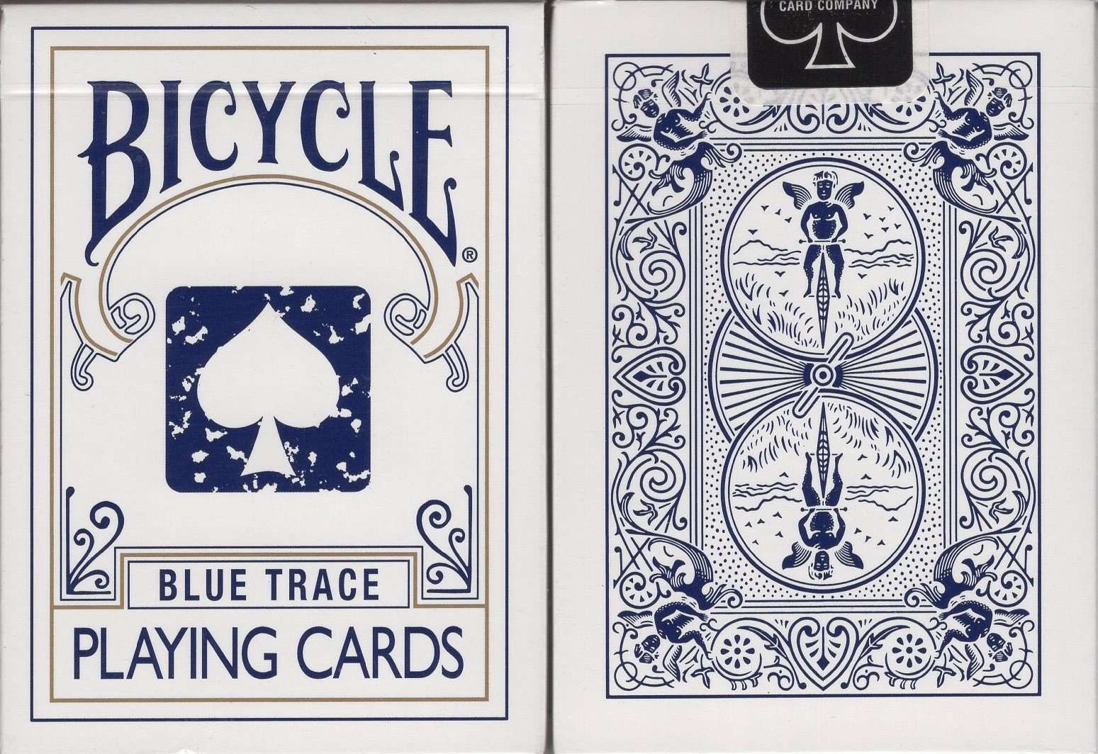 Blue Trace Bicycle Playing Cards