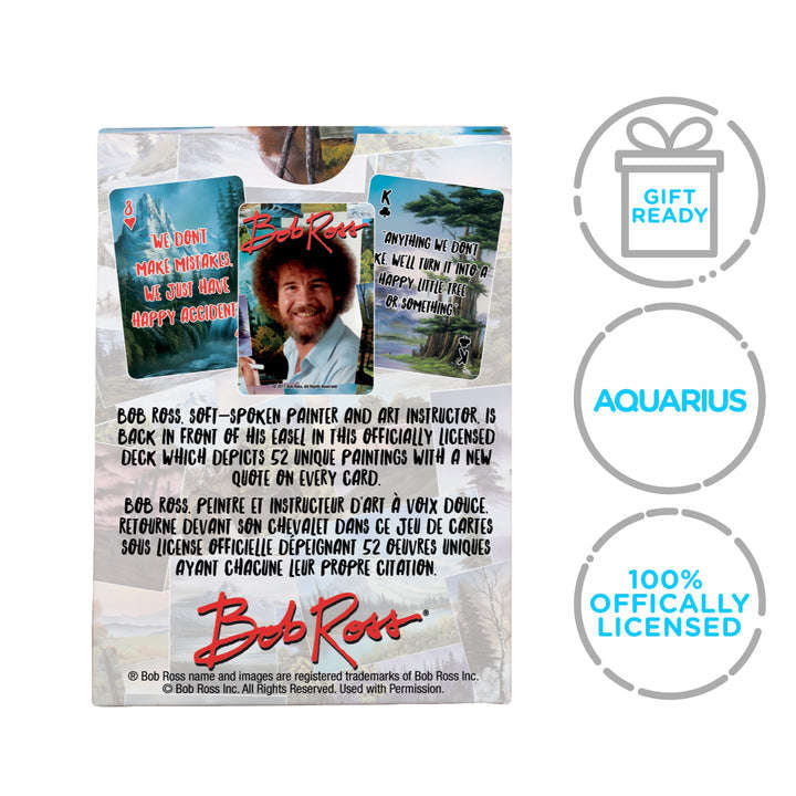 Bob Ross Quotes v1 Playing Cards Aquarius - Image 2