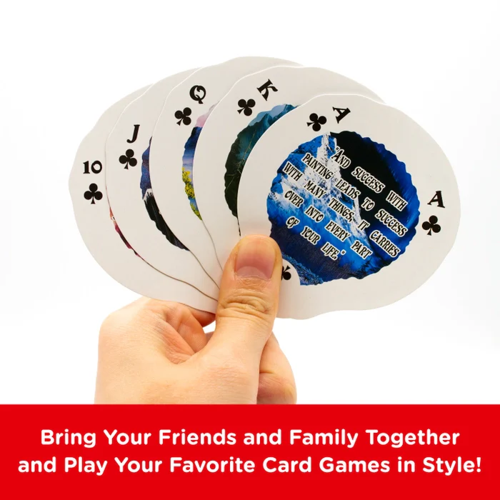 Bob Ross Shaped Playing Cards by Aquarius - Image 4
