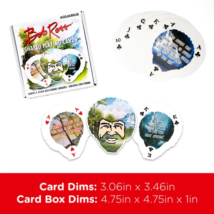 Bob Ross Shaped Playing Cards by Aquarius - Image 6