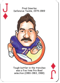Buffalo Football Heroes Playing Cards - Image 2