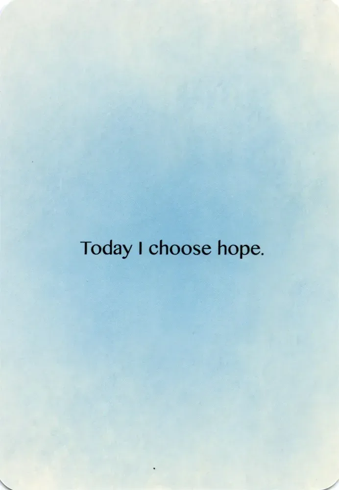 Butterfly Affirmations Cards Blue Angel - Image 6