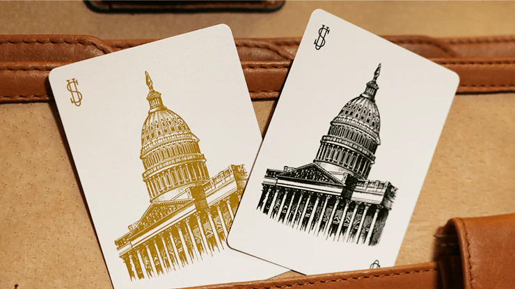 Capitol Red Bicycle Playing Cards - Image 2