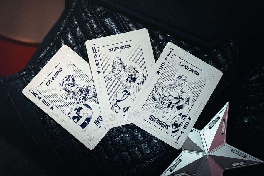 Captain America Deluxe Playing Cards USPCC - Image 8