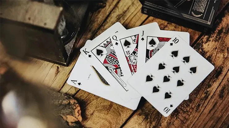 Card College The Deluxe Elegant Box Black Gilded Playing Cards 2 Deck Set - Image 2