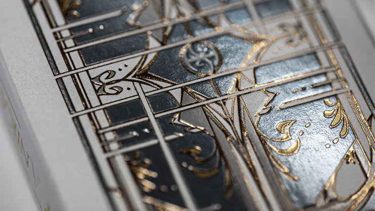 Card Masters Precious Metal White Deluxe Playing Cards USPCC - Image 5