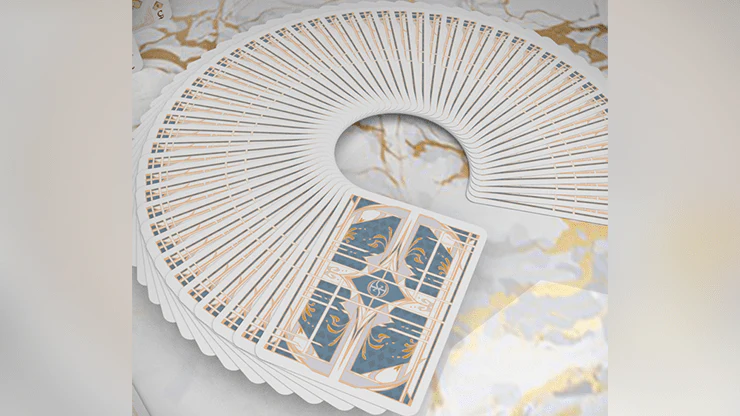 Card Masters Precious Metal White Playing Cards USPCC - Image 2