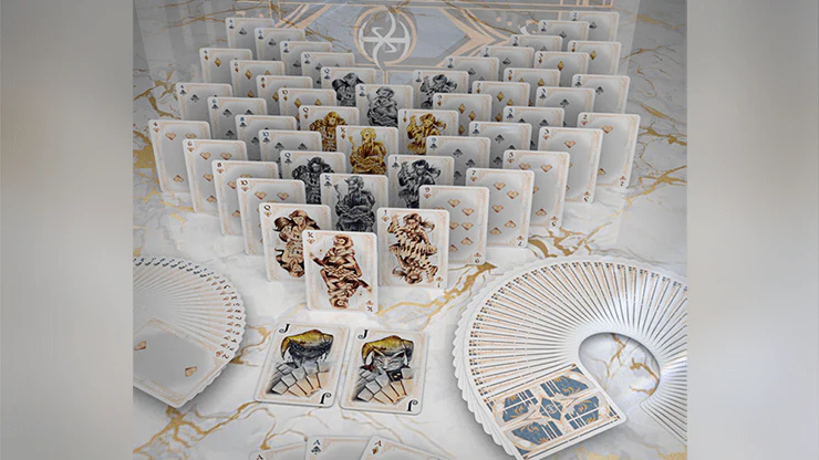 Card Masters Precious Metal White Playing Cards USPCC - Image 4