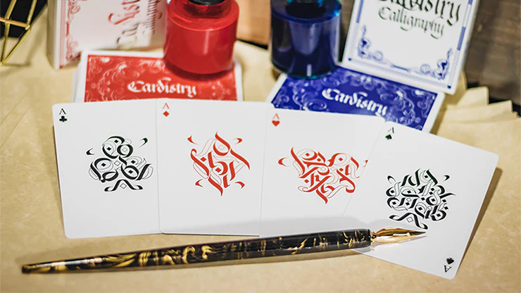 Cardistry Calligraphy Golden Foil Playing Cards TPCC - Image 3