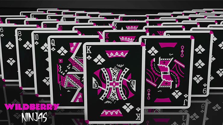 Cardistry Ninjas Wildberry Playing Cards USPCC - Image 3