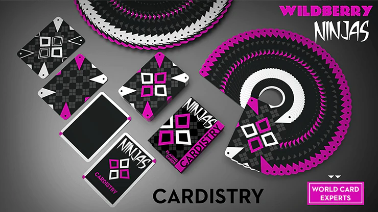 Cardistry Ninjas Wildberry Playing Cards USPCC - Image 6