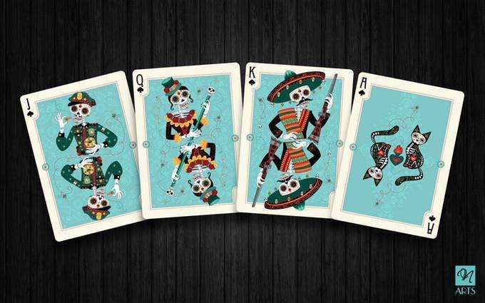 Carnaval De Muertos Playing Cards NPCC - Alheli & Marigold - Image 11