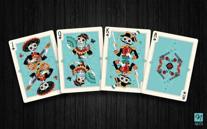 Carnaval De Muertos Playing Cards NPCC - Alheli & Marigold - Image 13