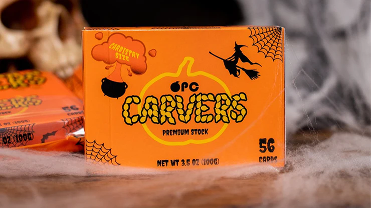 Carvers v2 Pumpkin Playing Cards USPCC - Image 10
