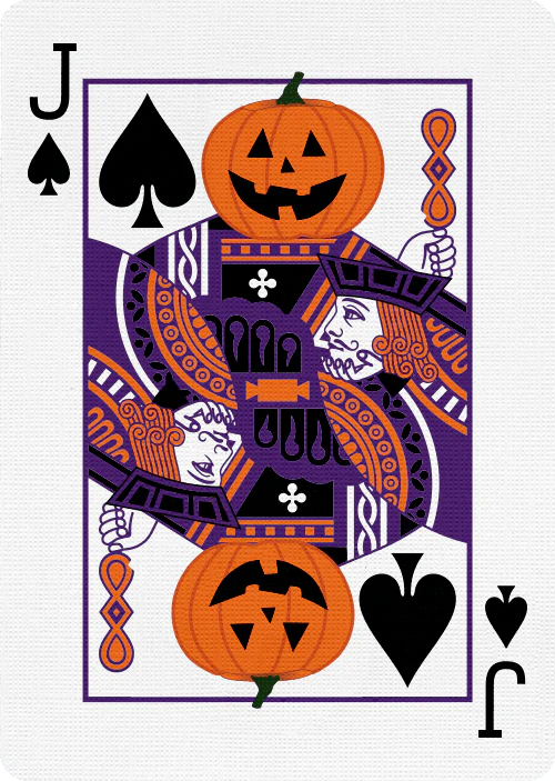 Carvers v2 Pumpkin Playing Cards USPCC - Image 4