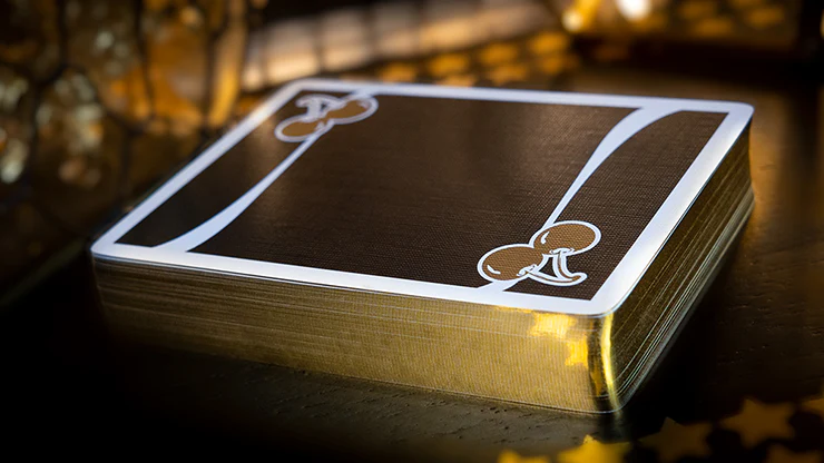 Cherry Casino Gilded Monte Carlo Black & Gold Playing Cards USPCC - Image 3