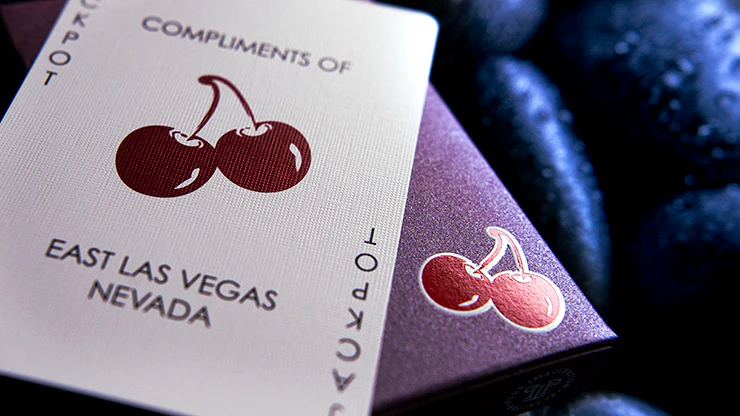 Cherry Casino House Deck Desert Inn Purple Playing Cards USPCC - Image 3