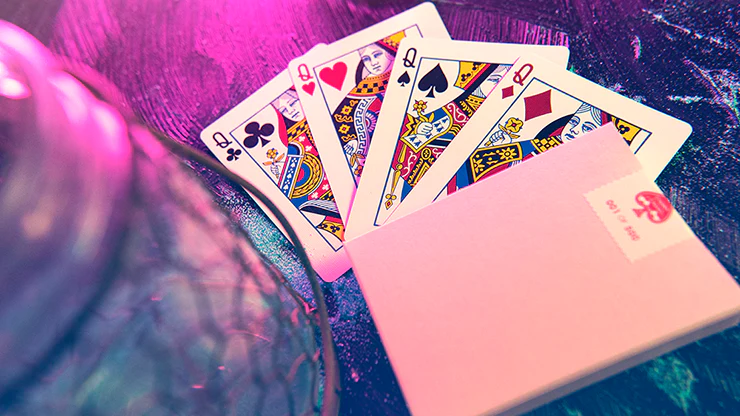 Limited Edition Cherry Casino House Deck - Flamingo Pink Playing Cards: Las Vegas Glamour - Image 2