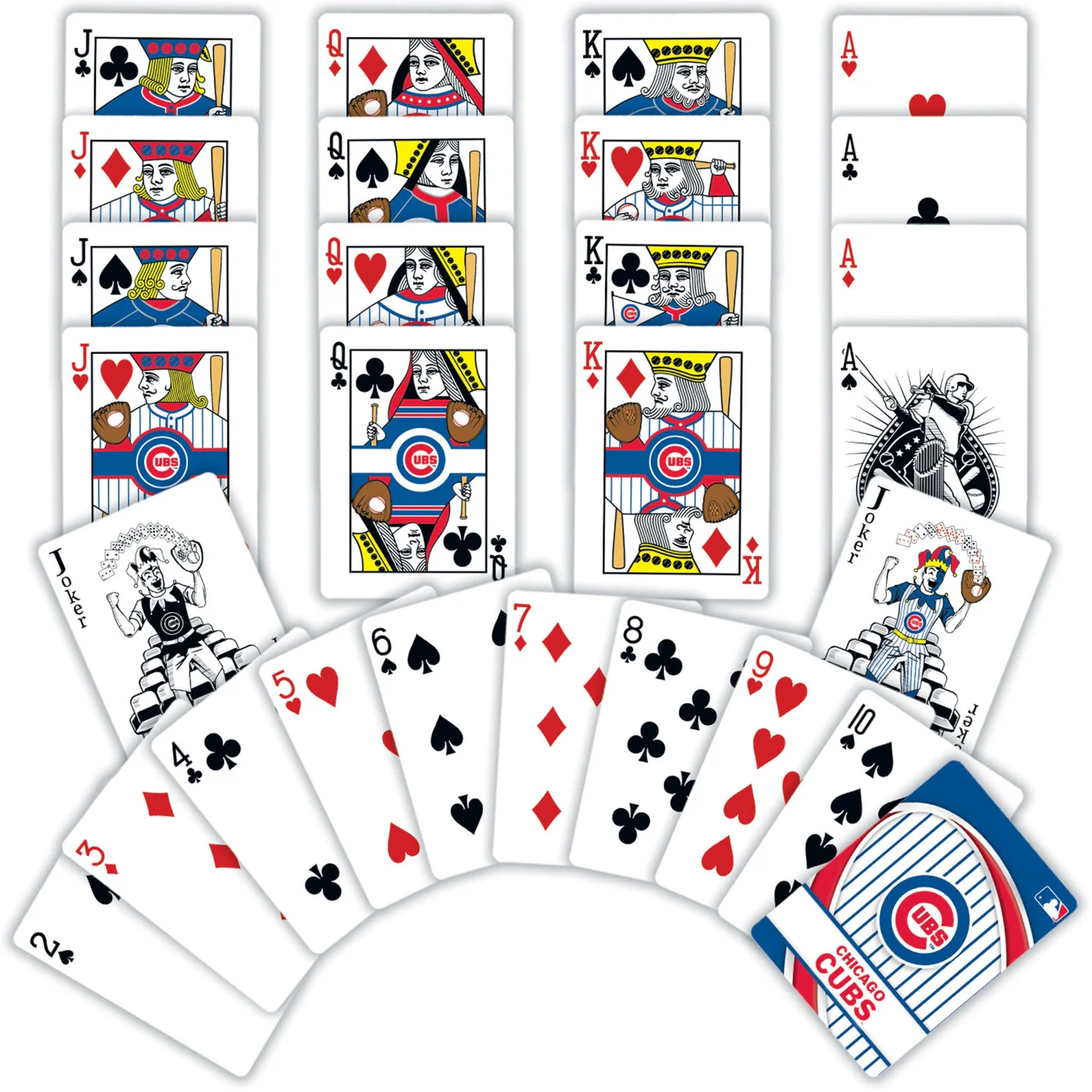 Chicago Cubs Playing Cards by Masterpieces - Image 2