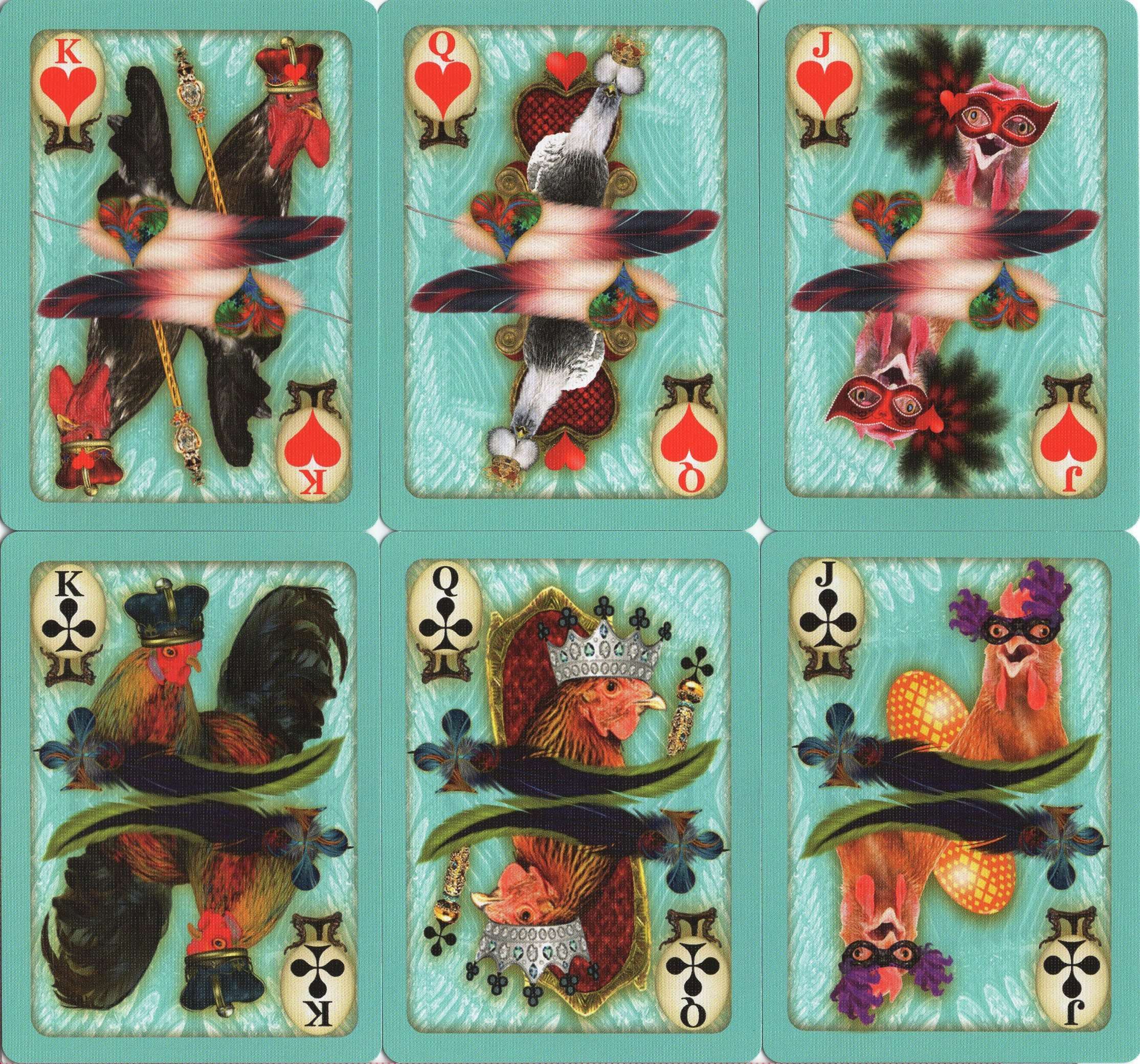 Chicken Playing Cards USPCC - Image 3