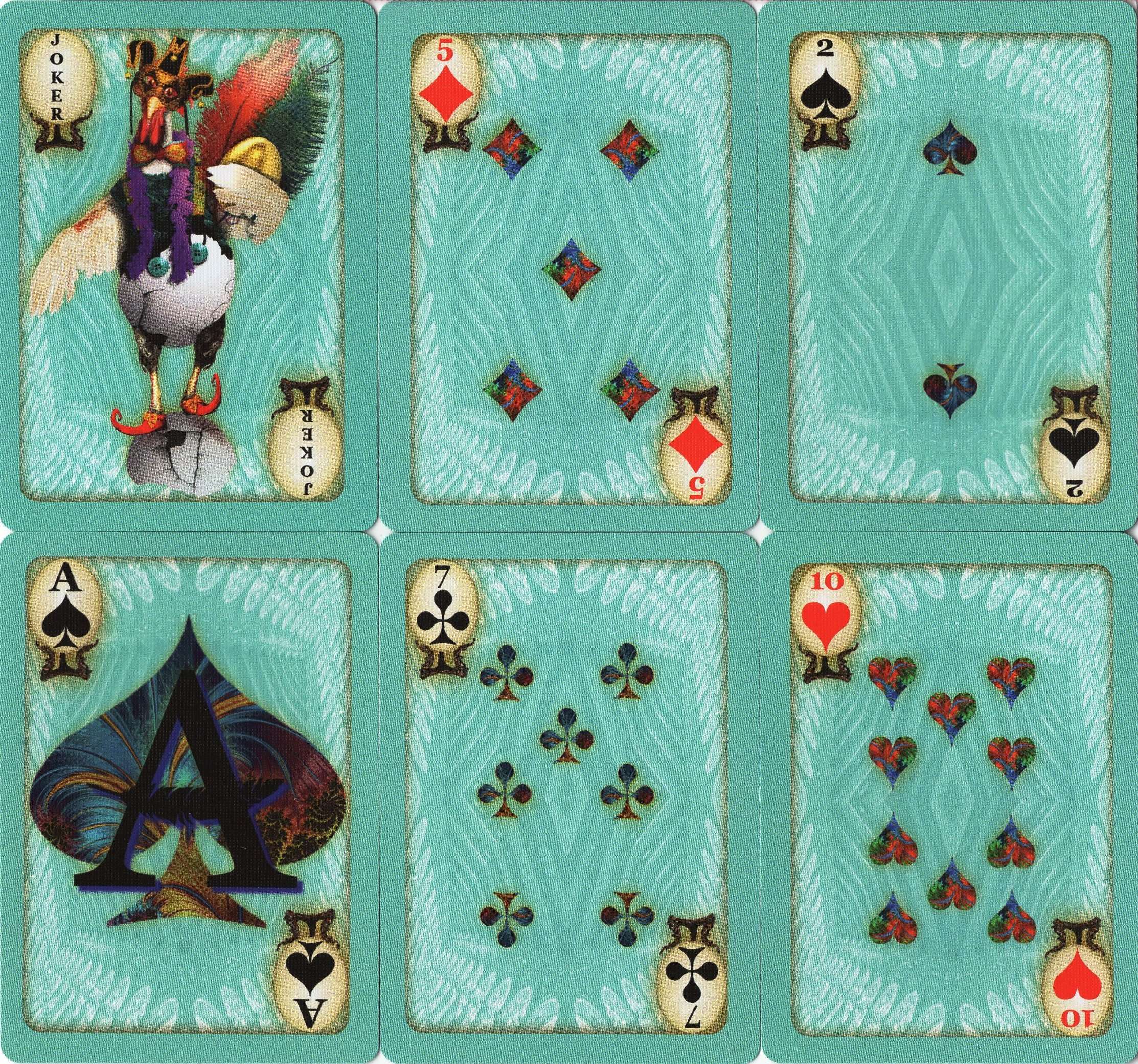 Chicken Playing Cards USPCC - Image 4