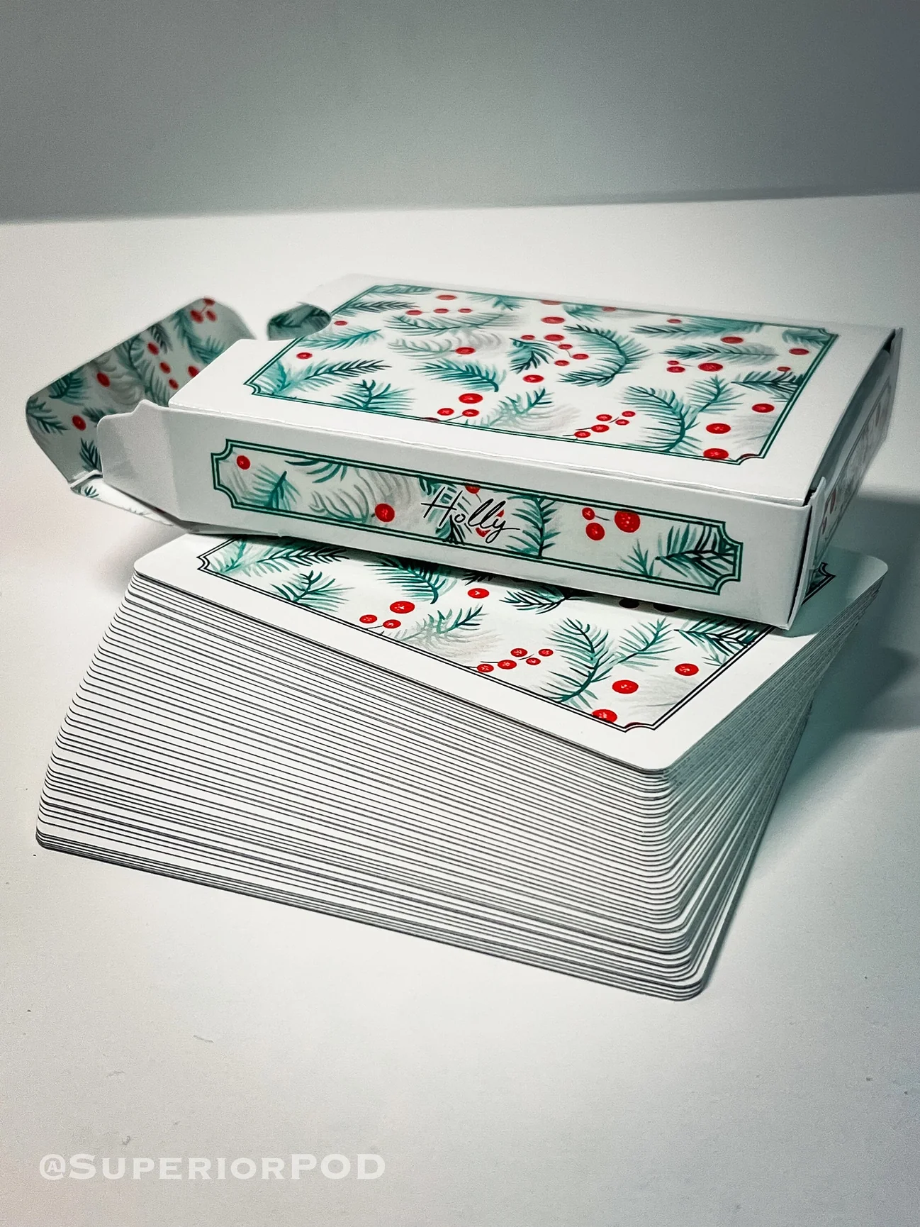 Christmas Holly Playing Cards - Image 7