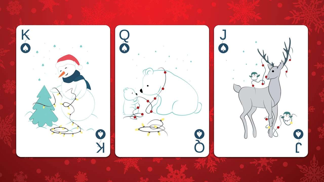 Christmas Ornament Playing Cards USPCC - Image 3