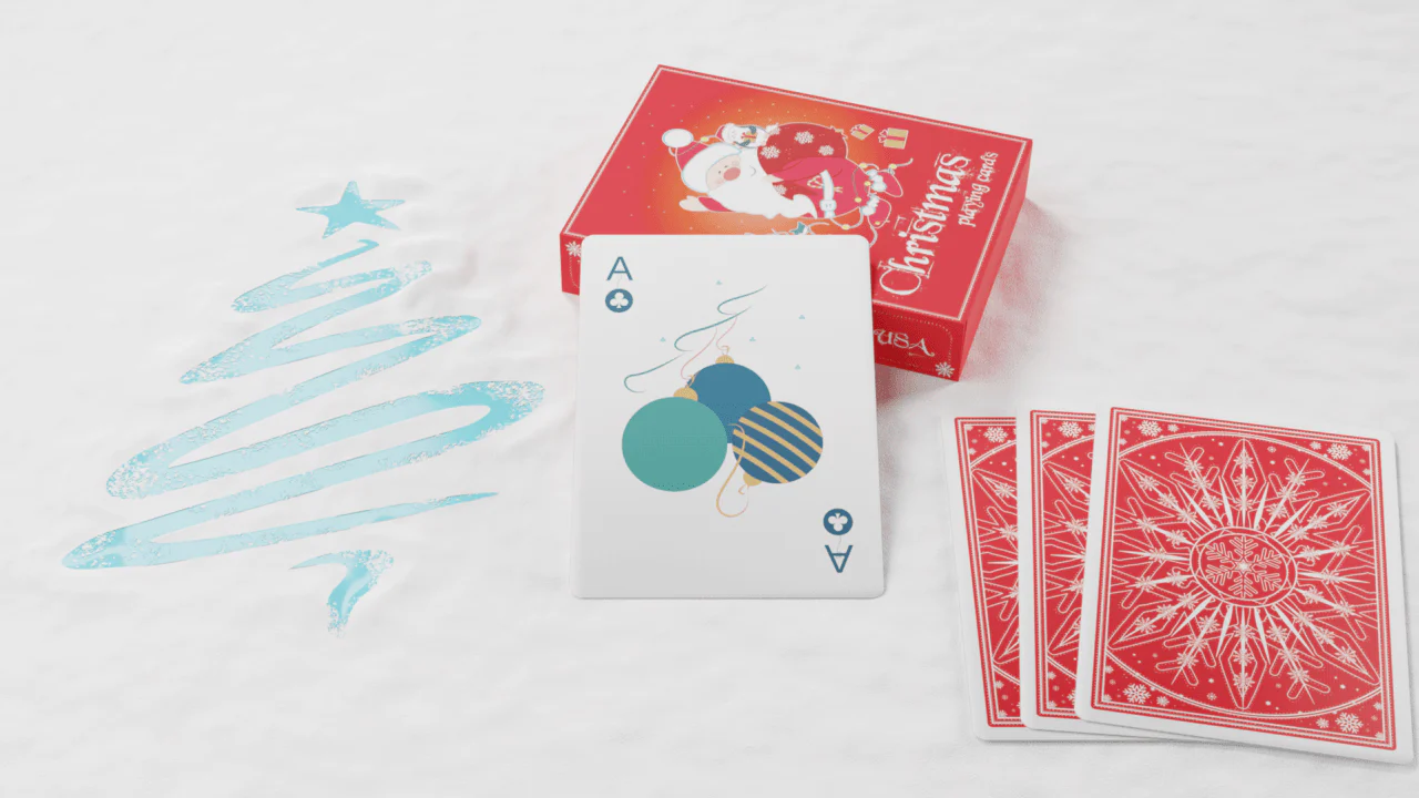 Christmas Ornament Playing Cards USPCC - Image 9