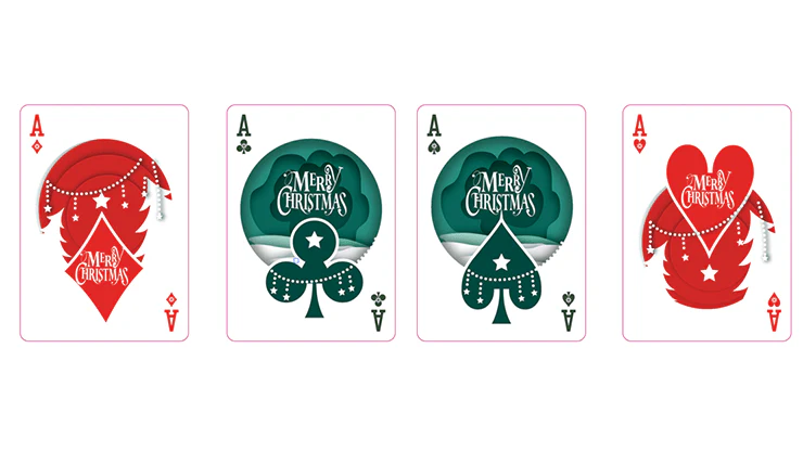 Christmas Red Playing Cards TCC - Image 2
