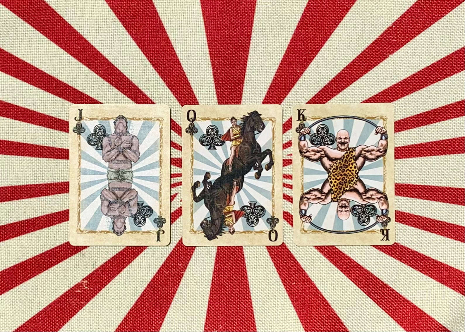 Circus Bicycle Stripper Playing Cards - Image 3
