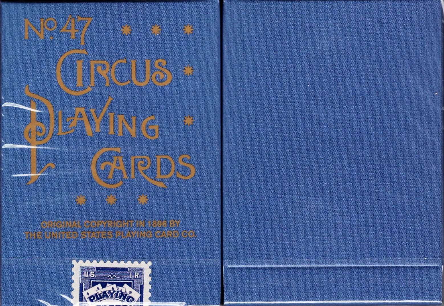 Circus Reproduction Gilded Playing Cards USPCC - Image 2