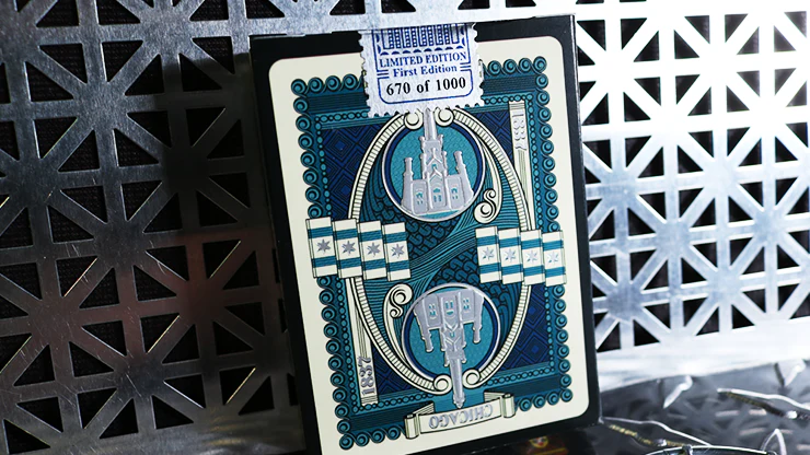 City Skylines Chicago (no seal) Bicycle Playing Cards - Image 6
