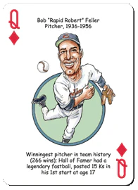Cleveland Baseball Heroes Playing Cards - Image 4