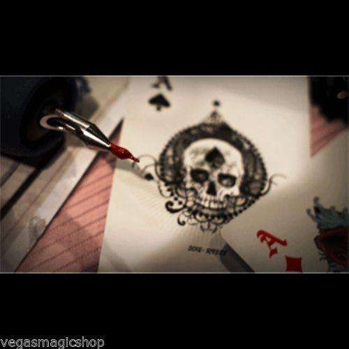Club Tattoo Orange Bicycle Playing Cards - Image 3