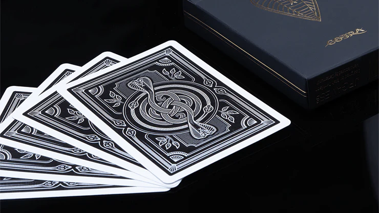 Cobra Black Playing Cards Cartamundi - Image 2