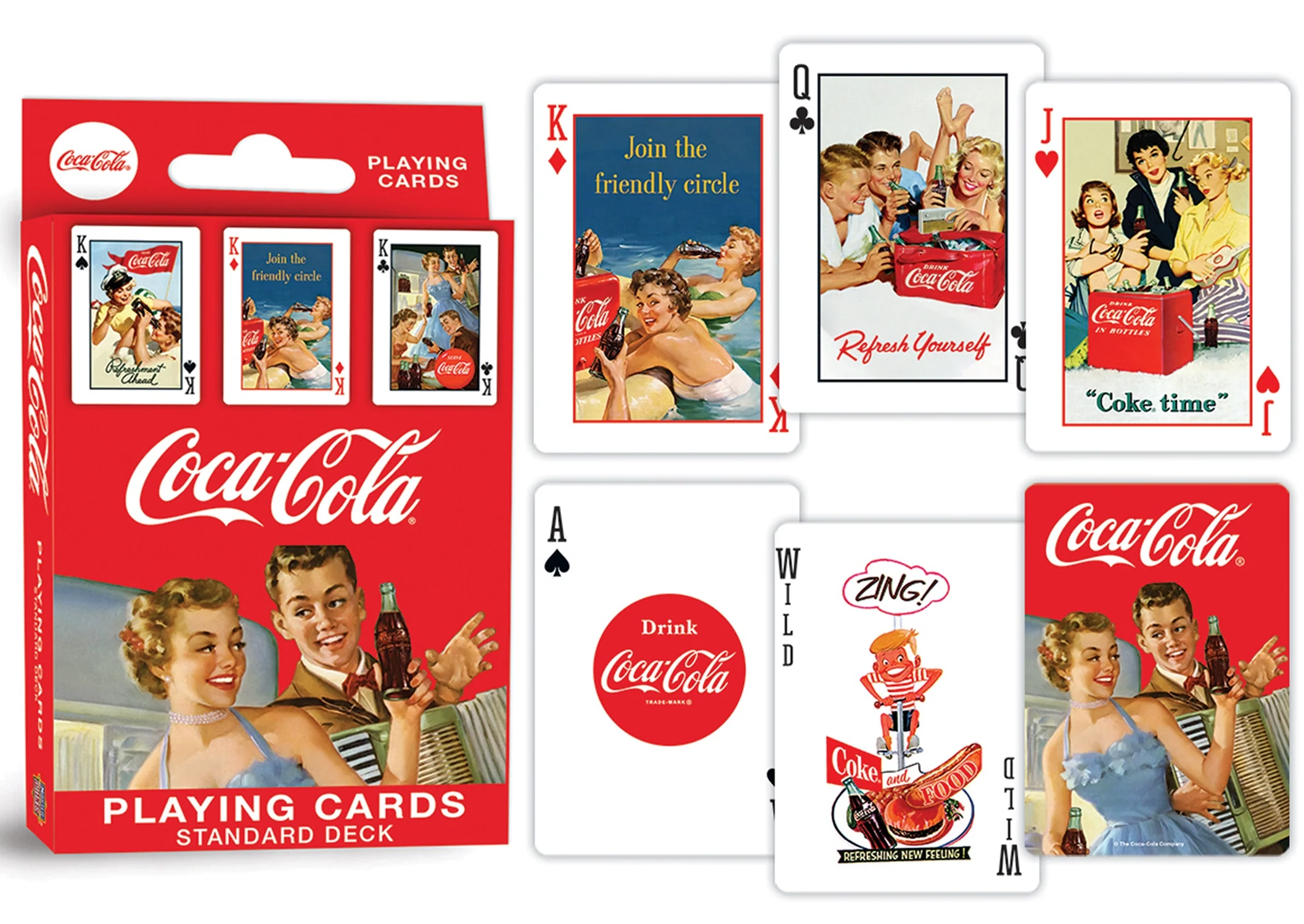 Coca-Cola Vintage Design Playing Cards - Image 3