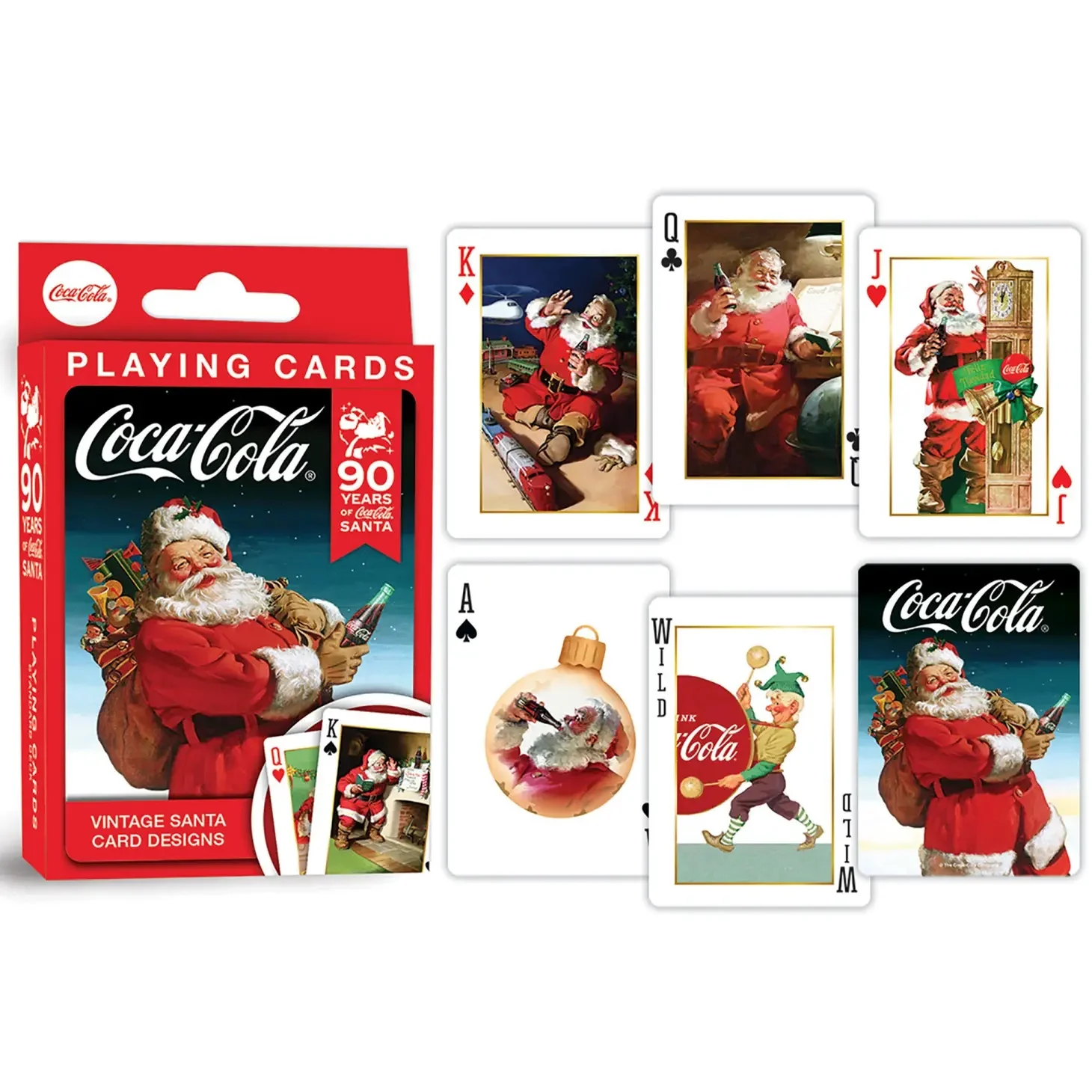 Coca-Cola Vintage Santa Playing Cards - Image 3